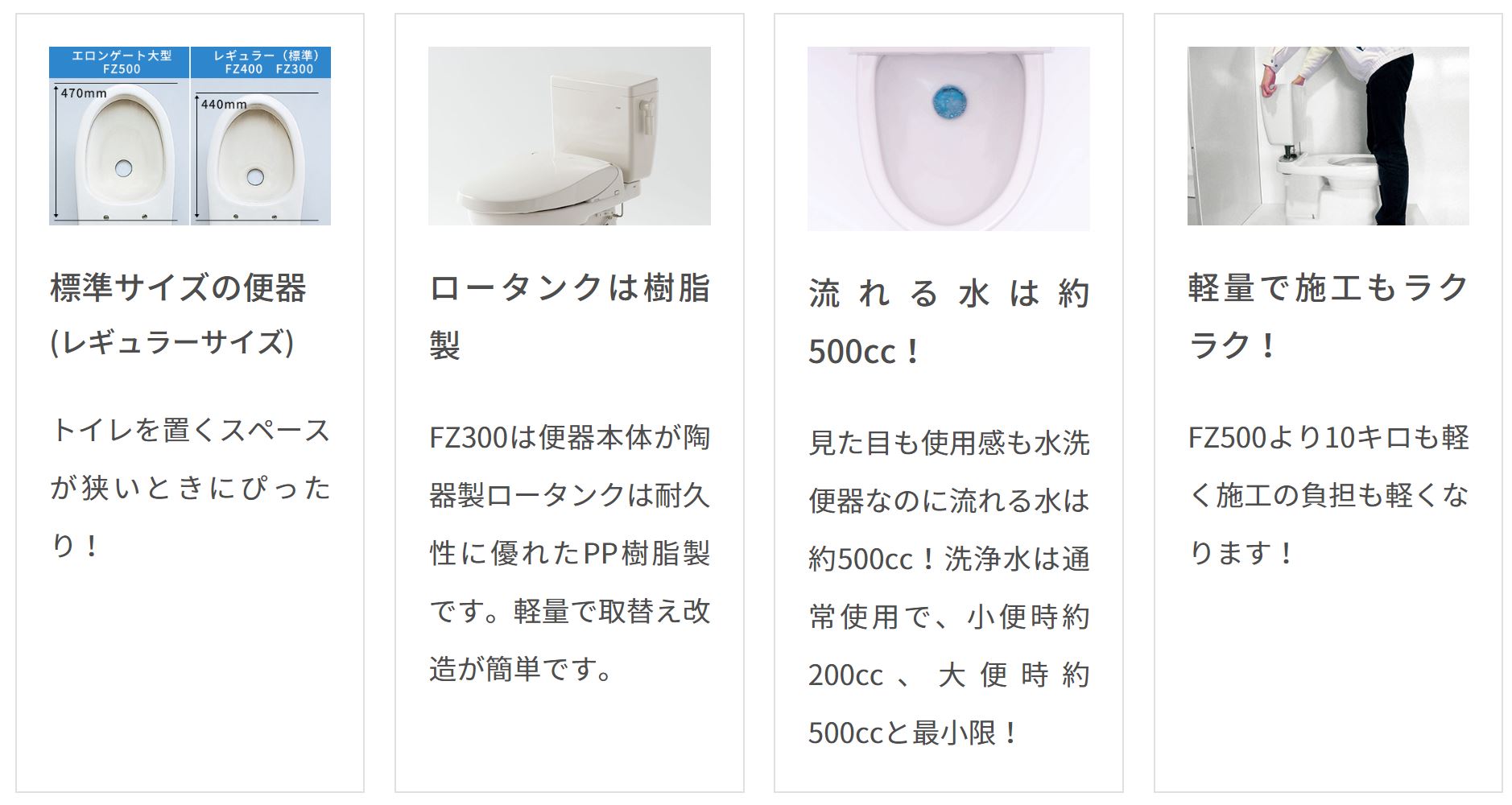 販売実績No.1 ダイワ化成 簡易水洗便器 FZ300-N00 便座無し 手洗い無 トイレ